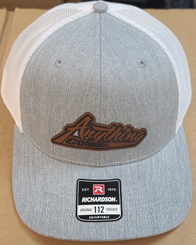 ANYTHING HAT GRAY W/WHITE MESH