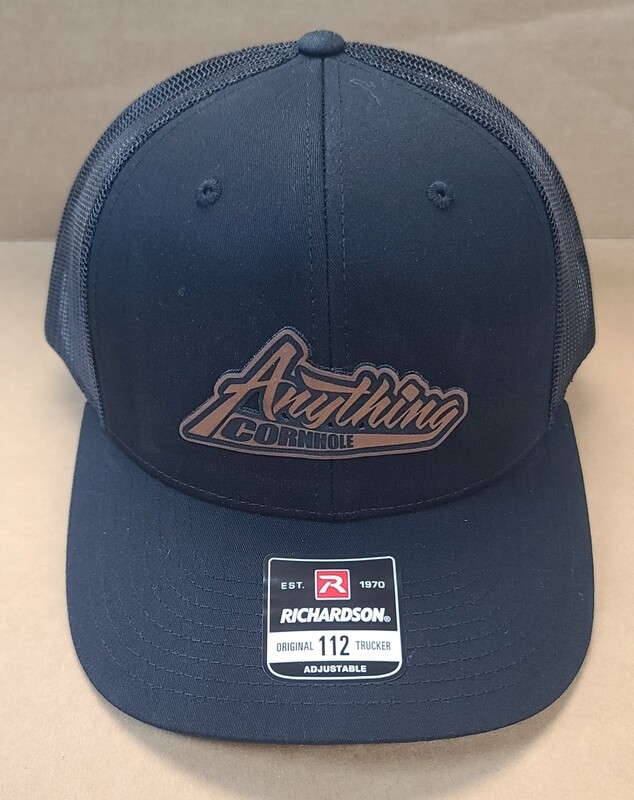 ANYTHING HAT BLACK W/BLACK MESH