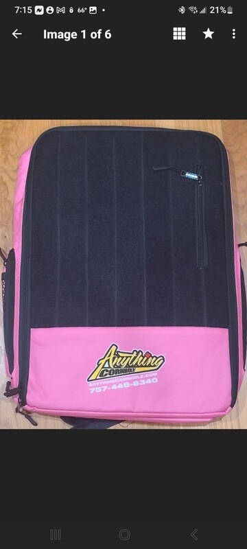 Pink 6 Set Divided Backpack