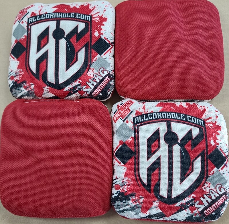 SHAG CONTRAST RED/WHITE