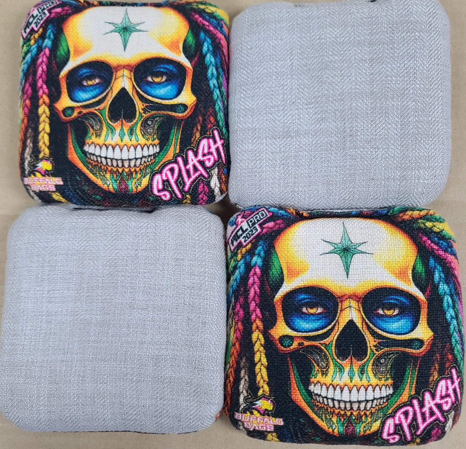 BUFFALO SPLASH SKULL W/DREADS &#39;23