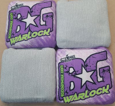 WARLOCK STANDARD PURPLE/WHITE