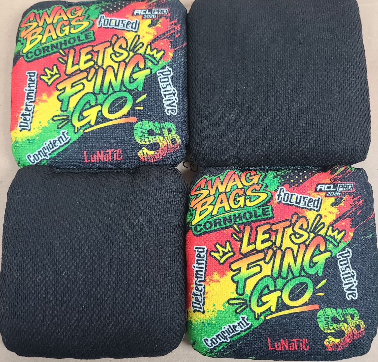 SWAG BAGS LUNATIC '26 LETS FN GO RED/GR/YEL