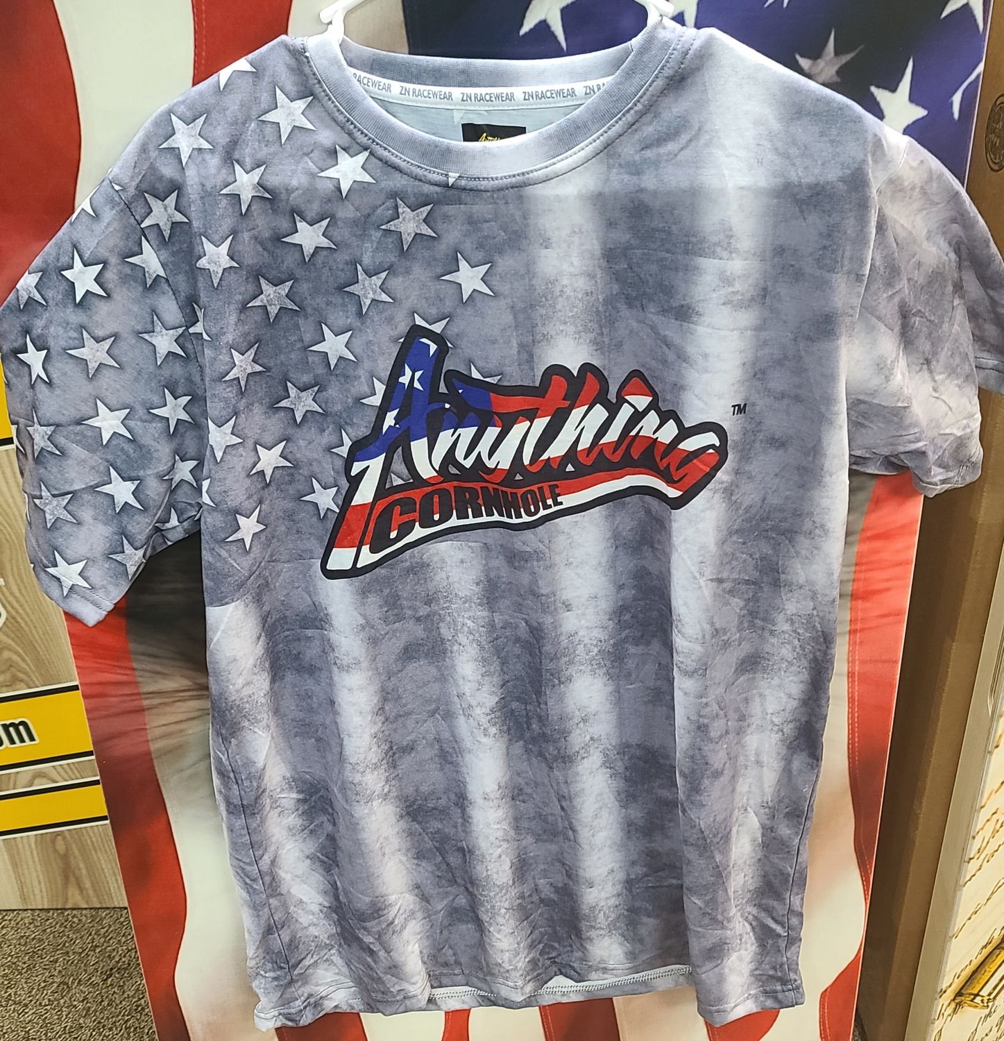 T-SHIRT 50/50 GRAY FLAG