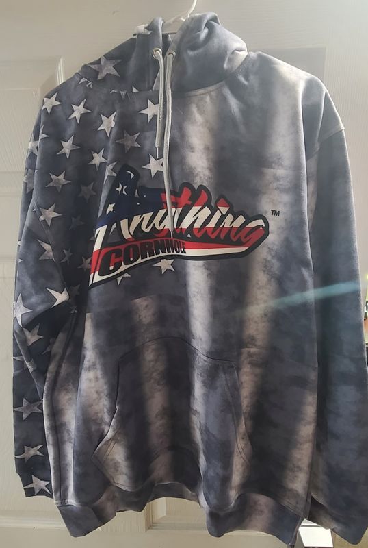 GRAY FLAG 50/50 HOODIE