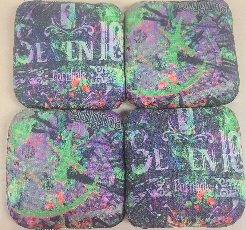 SEVEN 10 ENIGMA PUR/GREEN (NO STAMP)