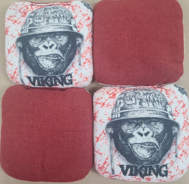 VIKING '26 APE IN HELMET RED/WHT