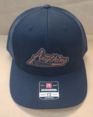ANYTHING HAT BLACK W/BLACK MESH