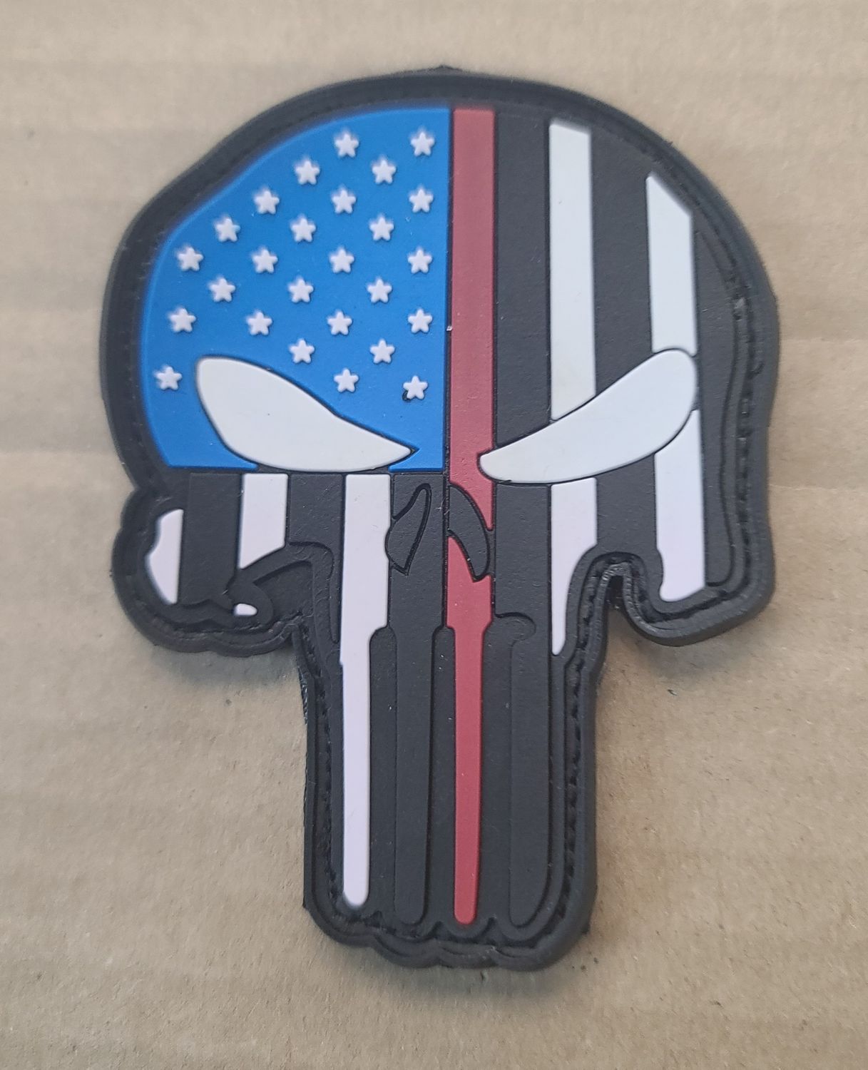 THIN RED LINE SKULL