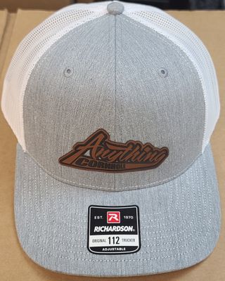 ANYTHING HAT GRAY W/WHITE MESH