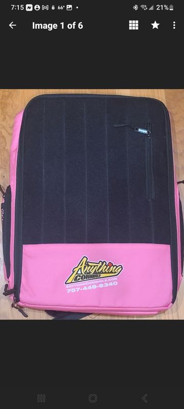 Pink 6 Set Divided Backpack