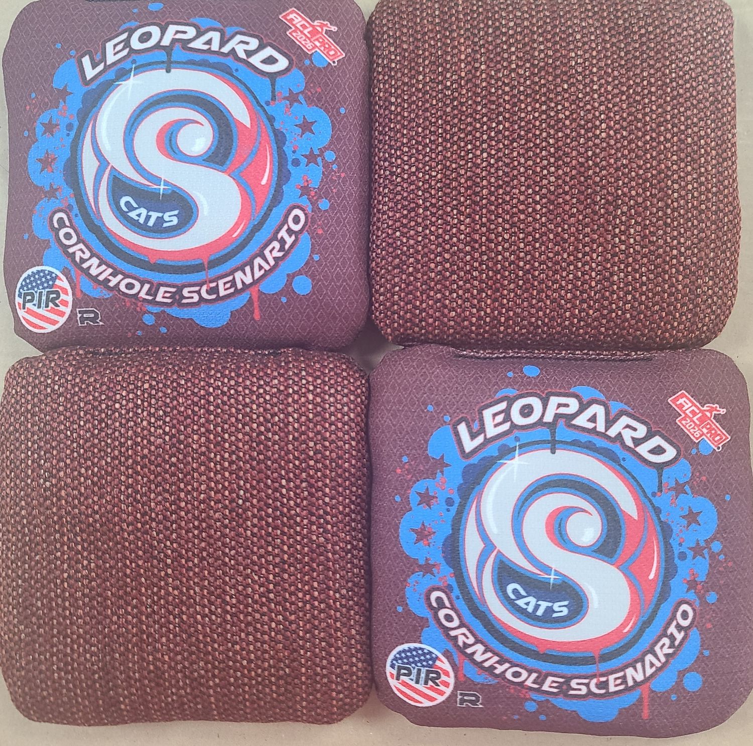 CS LEOPARD '26 BROWN/BLU LOGO