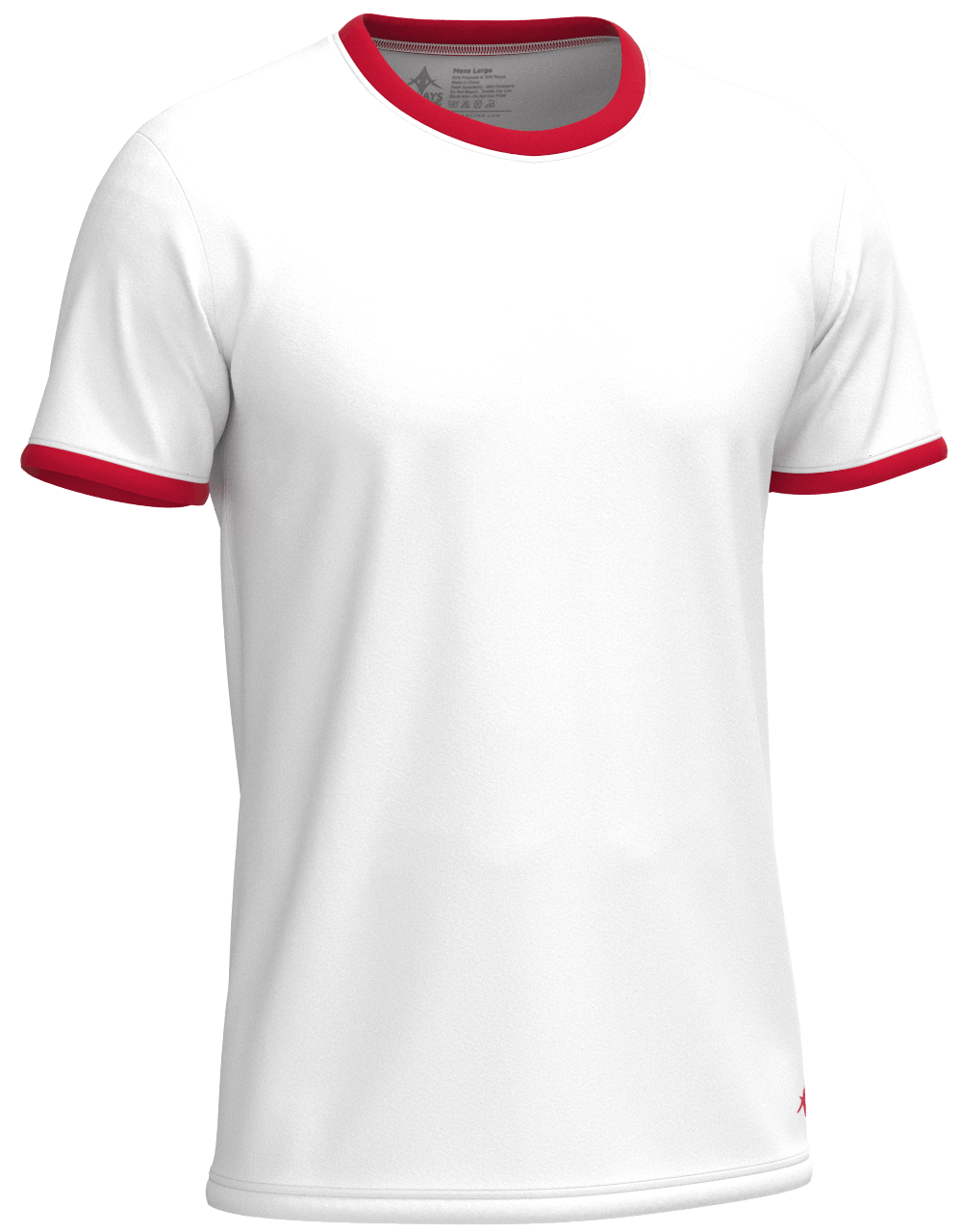 Red-White Adult Ringer Blend