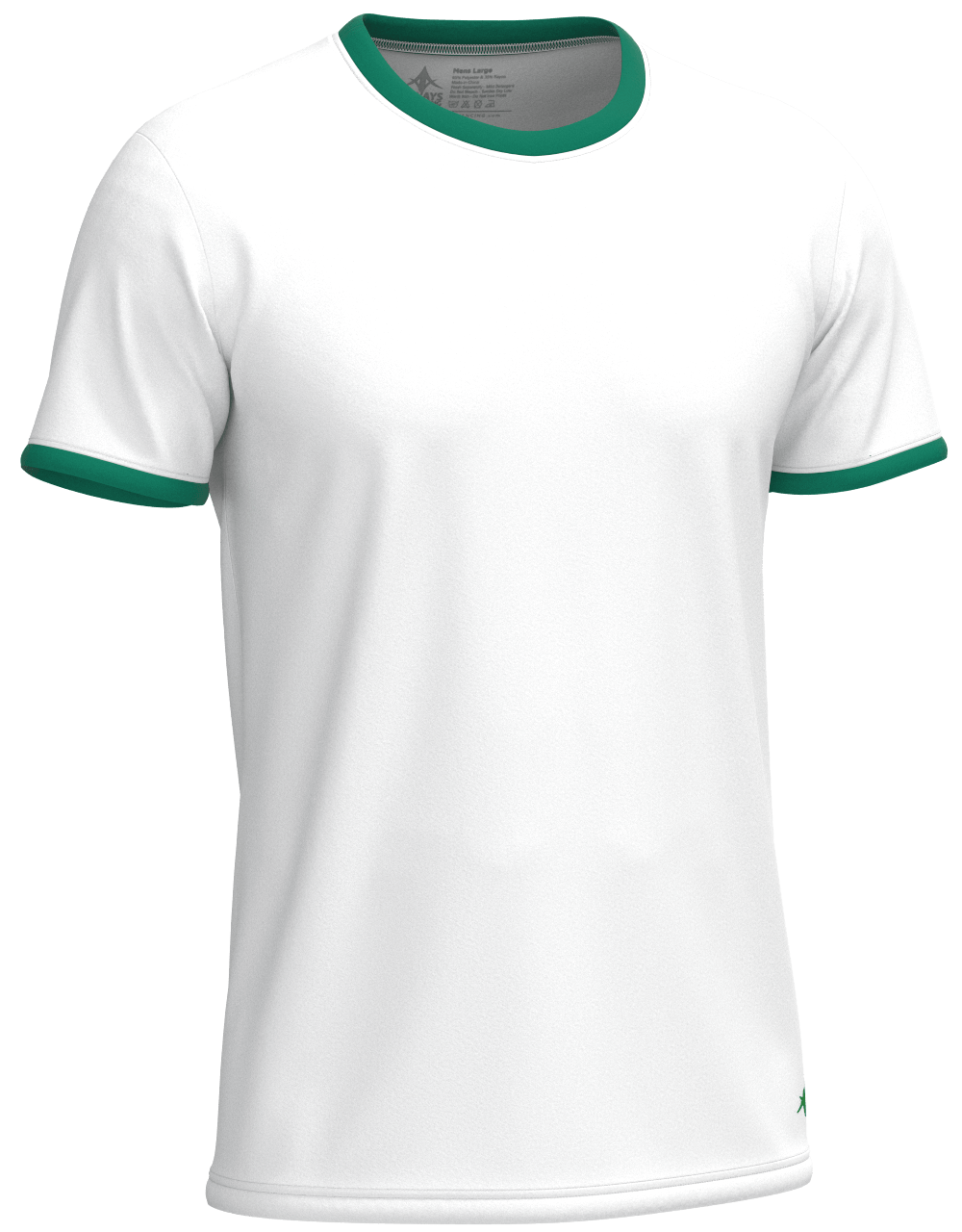 Kelly-White Youth Ringer Blend