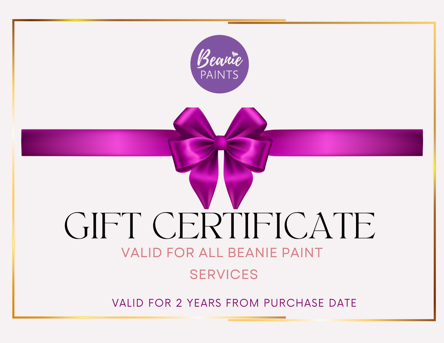 Beanie Paints Gift Card