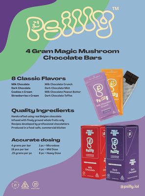Psilly Chocolate Bar (4g)