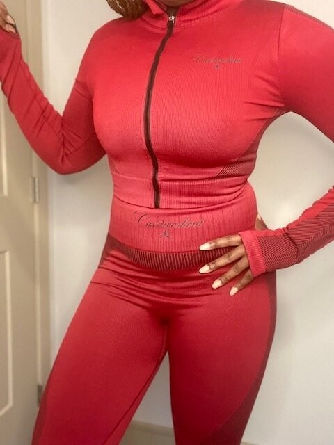 3 piece bra/jacket/pants set