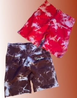 Ty dye biker shorts