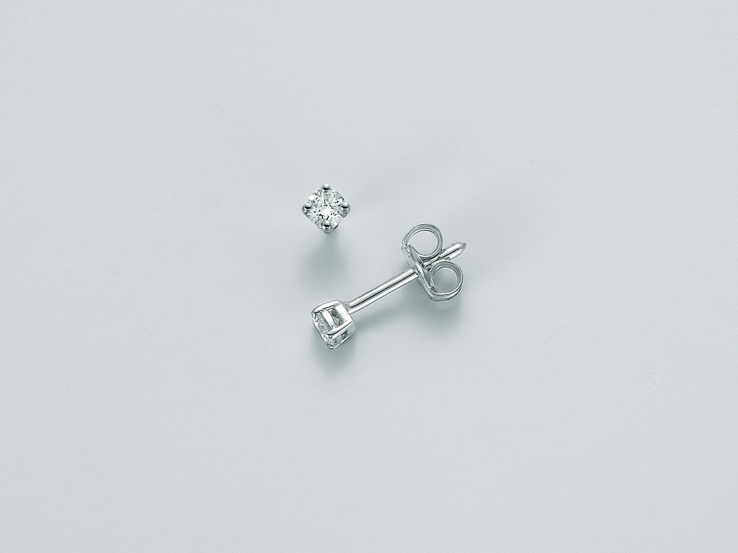 Orecchini con 2 diamanti naturali