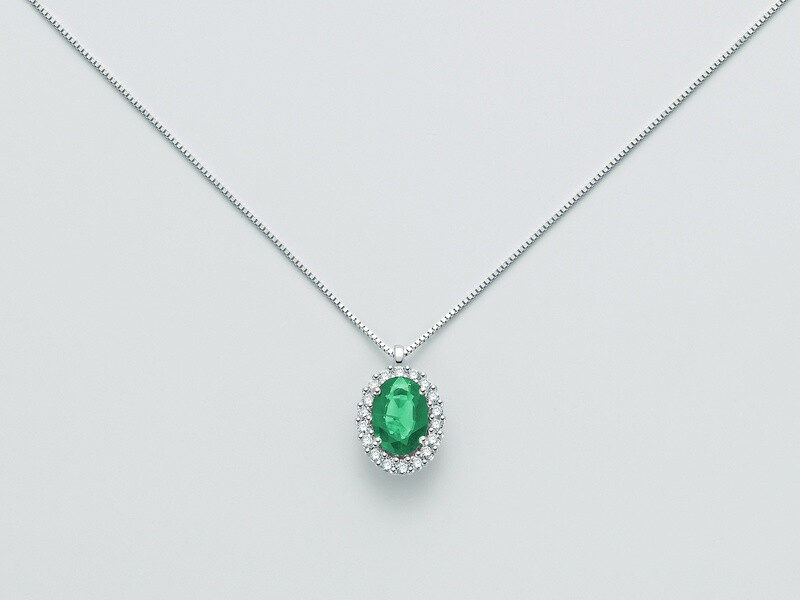 COLLANA SMERALDO MILUNA