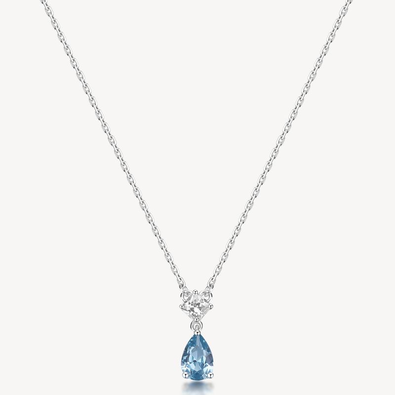 COLLANA FANCY CLOUD LIGHT BLUE