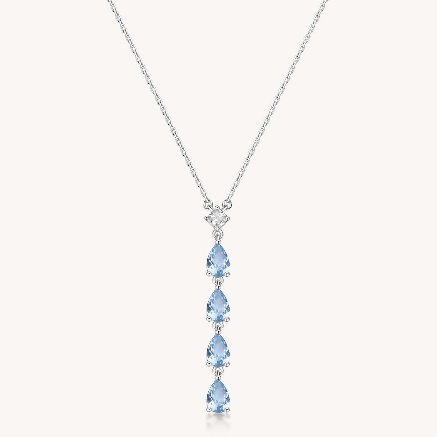 COLLANA FANCY CLOUD LIGHT BLUE