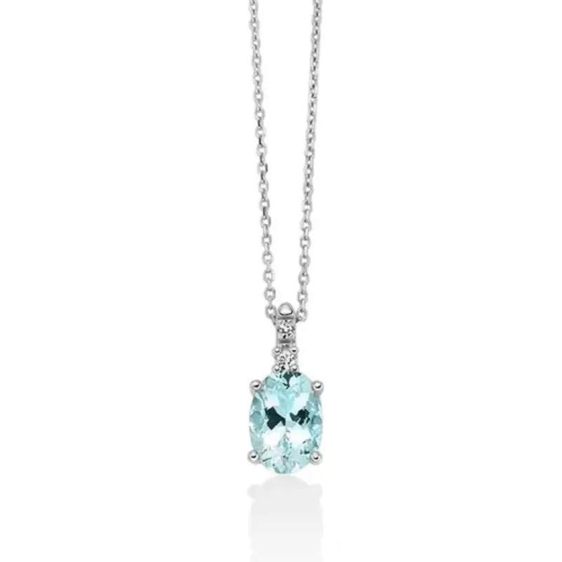 COLLANA ACQUAMARINA MILUNA