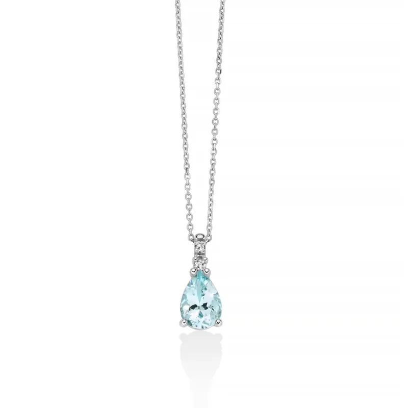 COLLANA ACQUAMARINA MILUNA