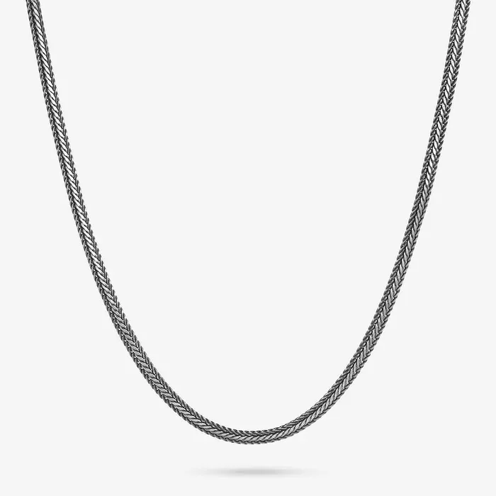 COLLANA CON CATENA INTRECCIATA