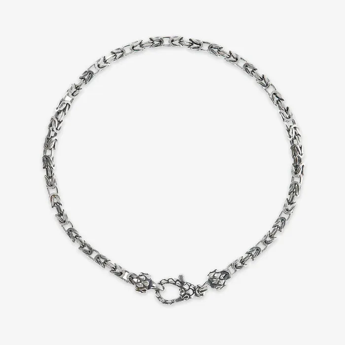 BRACCIALE CATENA BIZANTINA SOTTILE