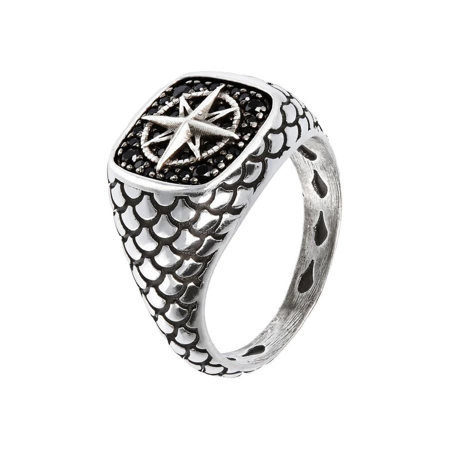 ANELLO CHEVALIER TEXTURE SIRENA ROSA DEI VENTI