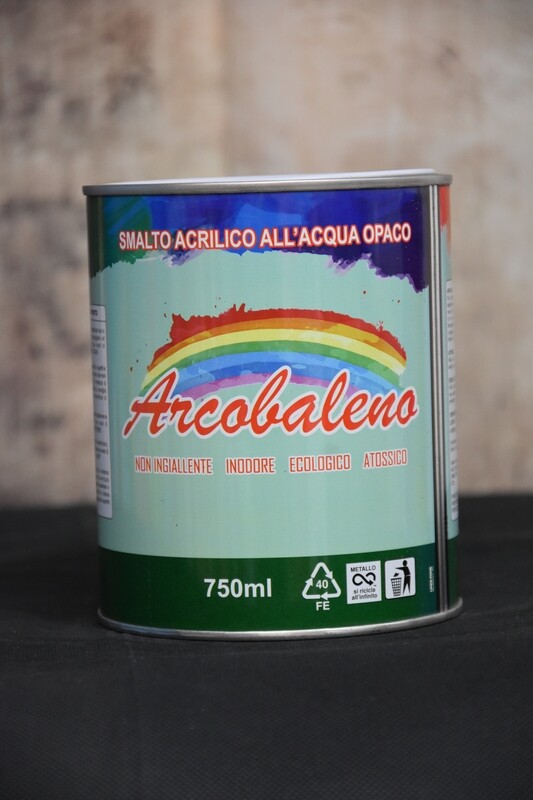 ARCOBALENO smalto all'acqua opaco satinato