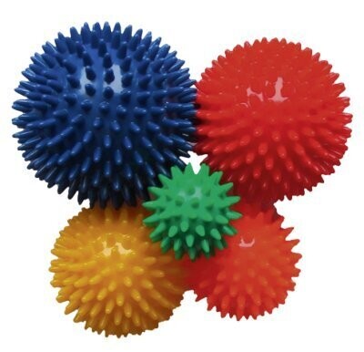 Igelball  Ø 9 cm, Farbe rot