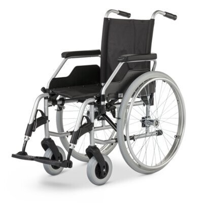 Rollstuhl BUDGET 9.050 Sitzbreite 38 cm , mit Trommelbremse