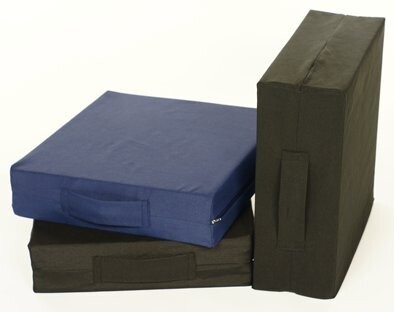 Sitzerhöhung Sitzkissen, aus PU-Schaum, Höhe 15 cm, Farbe blau