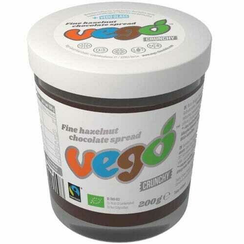 VEGO HAZELNUT SPREAD CRUNCHY 200G VEGO HAZELNUT SPREAD CRUNCHY 200G