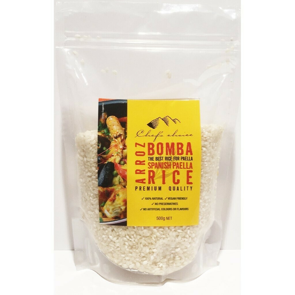 BOMBA RICE (for Paella) 500G BOMBA RICE (for Paella) 500G