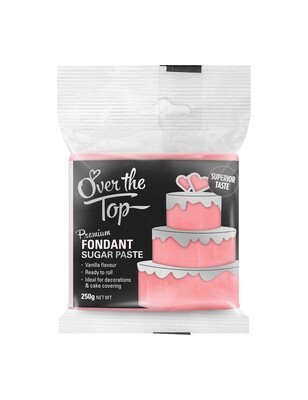 PINK FONDANT 250G OVER THE TOP