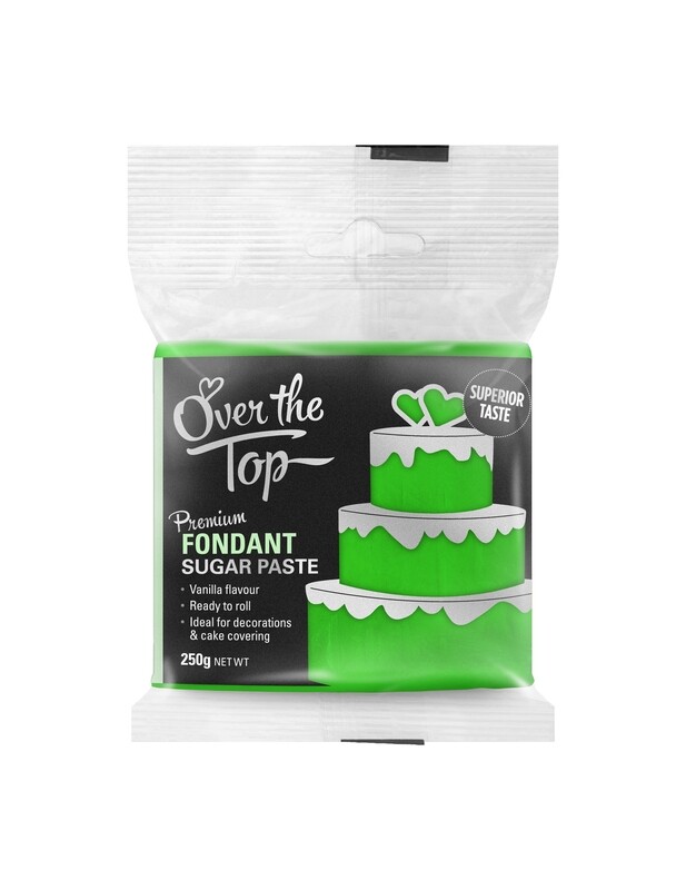 GREEN FONDANT 250G OVER THE TOP