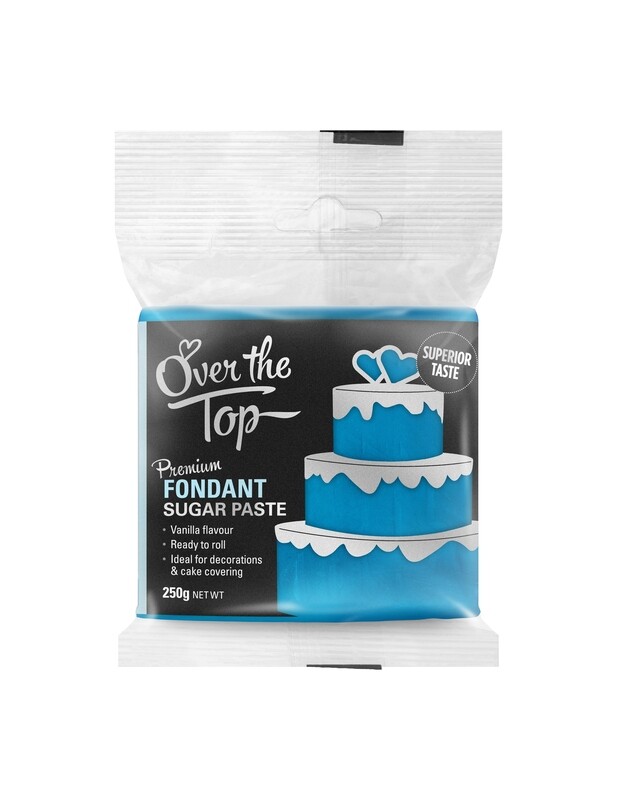 SKY BLUE FONDANT 250G OVER THE TOP