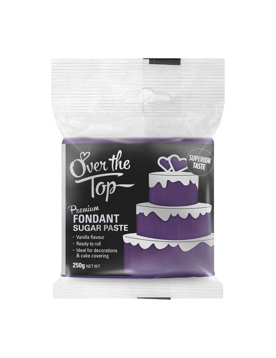 PURPLE FONDANT 250G OVER THE TOP