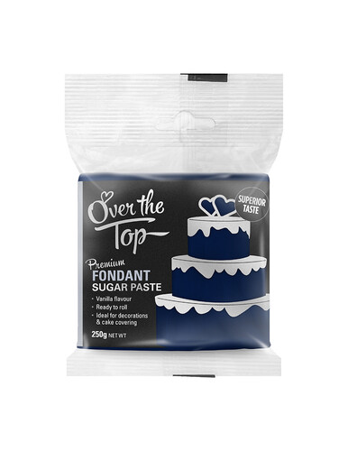 NAVY FONDANT 250G OVER THE TOP