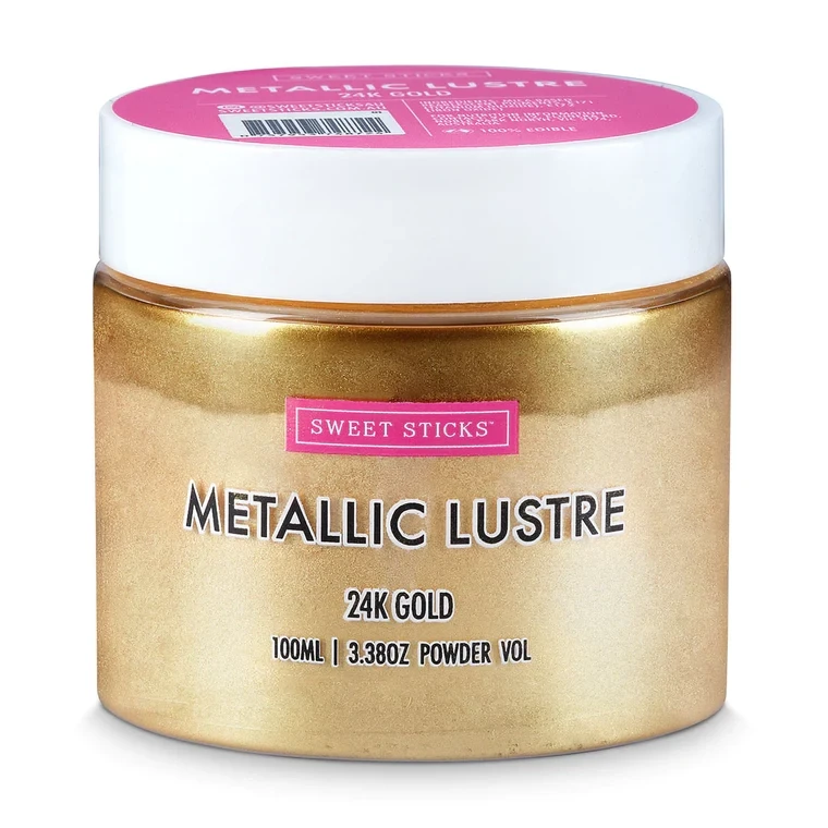 LARGE METALLIC LUSTRE - 24K GOLD