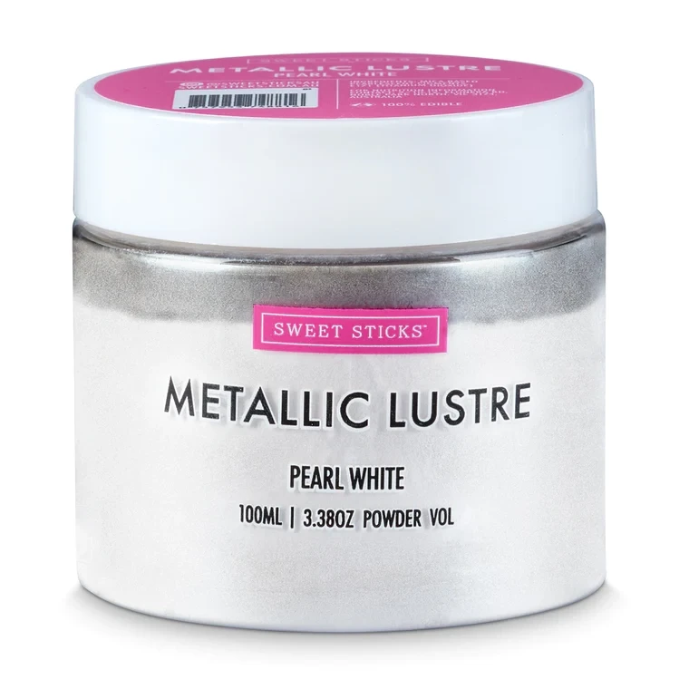 LARGE METALLIC LUSTRE - PEARL WHITE