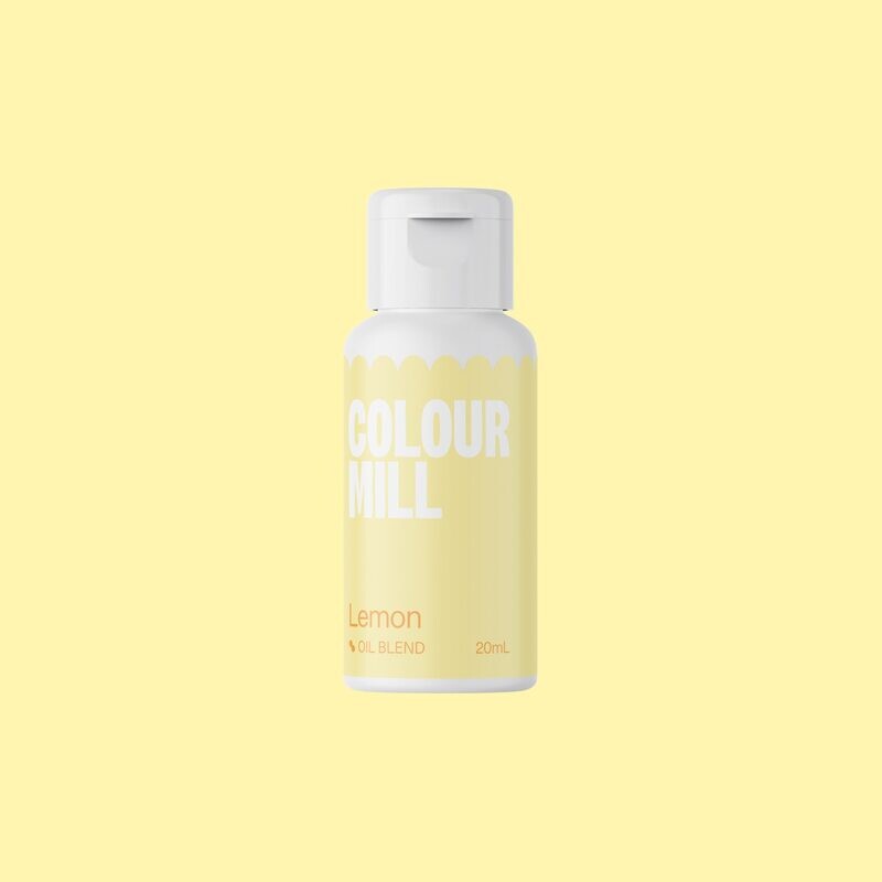 LEMON FOOD COLOUR MILL 20ML