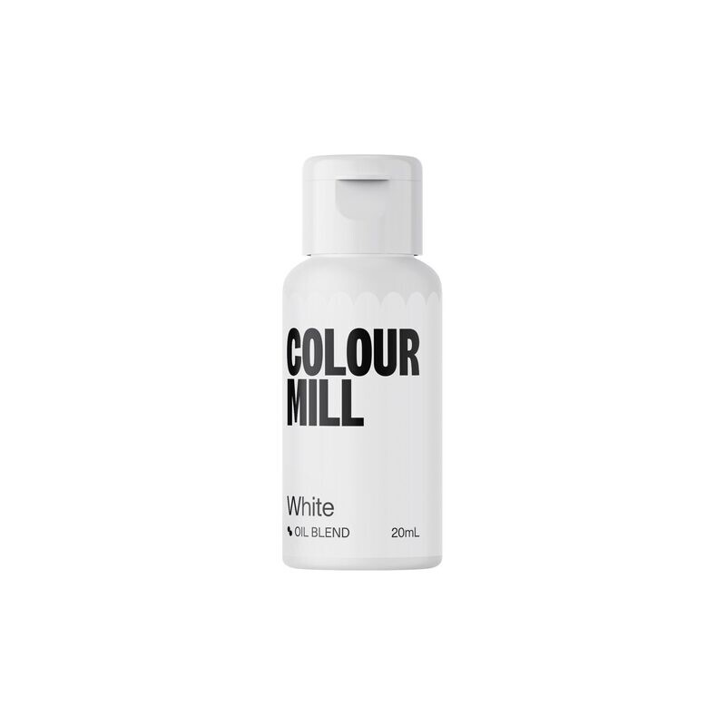 WHITE FOOD COLOUR MILL 20ML