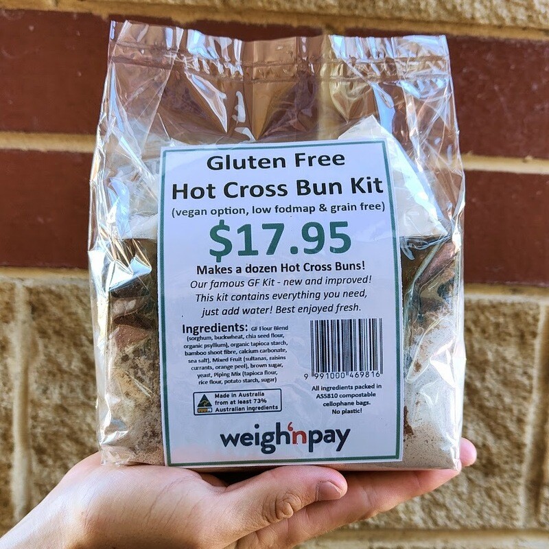 Gluten Free Hot Cross Bun Kit