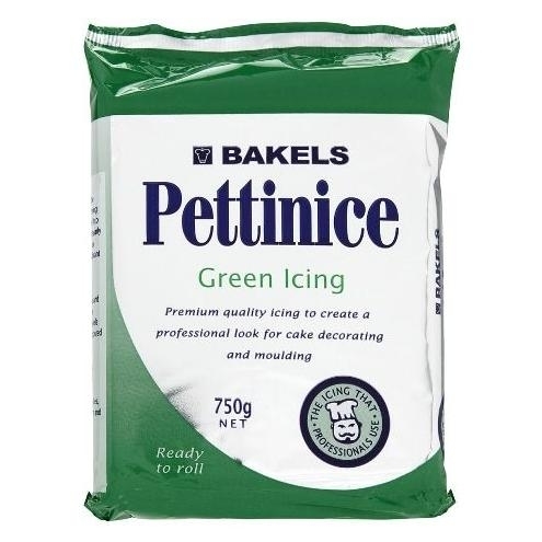PLASTIC ICING 750G BAKELS GREEN PLASTIC ICING 750G BAKELS GREEN
