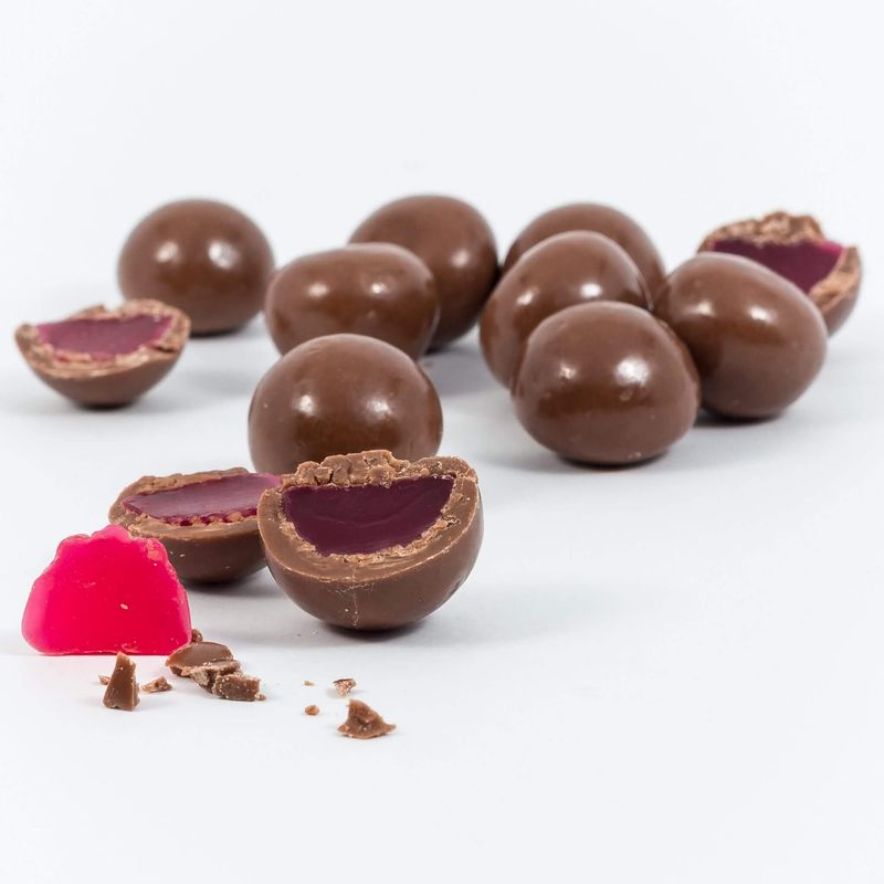 DARK CHOC RASPBERRIES