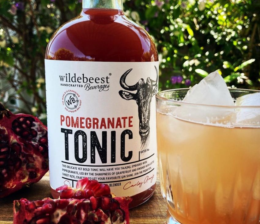 POMEGRANTE TONIC CONCENTRATE - WILDEBEEST BEVERAGES